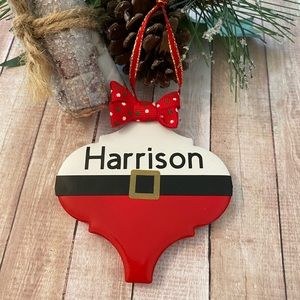 Personalized Christmas ornament.  $8 (final)